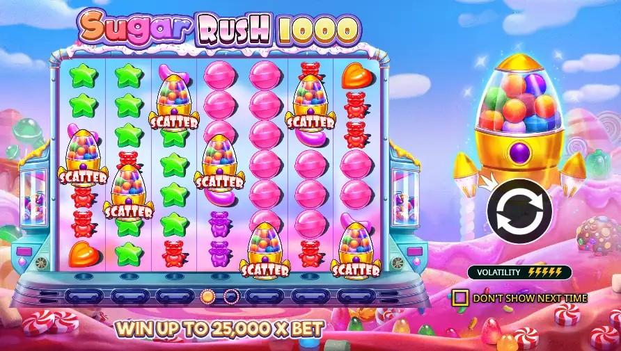 Wie man Sugar Rush 1000 spielt