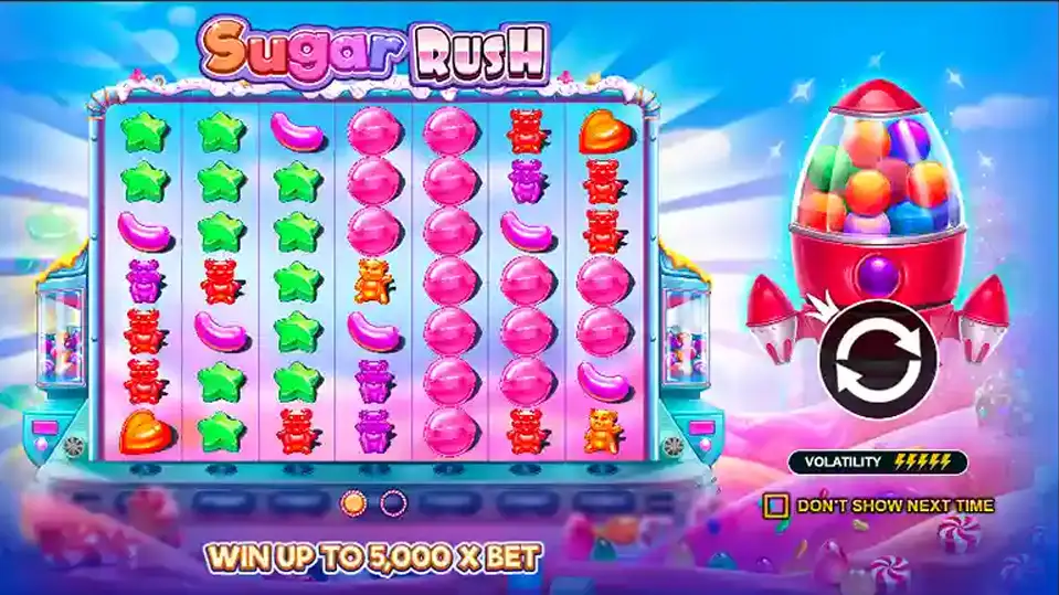 Wie man das Sugar Rush Spiel spielt